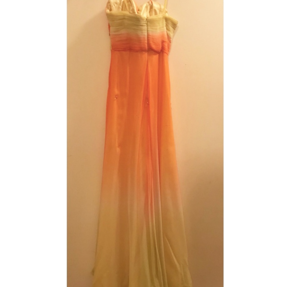 Strapless Gradient Prom Gown - Picture 2 of 3